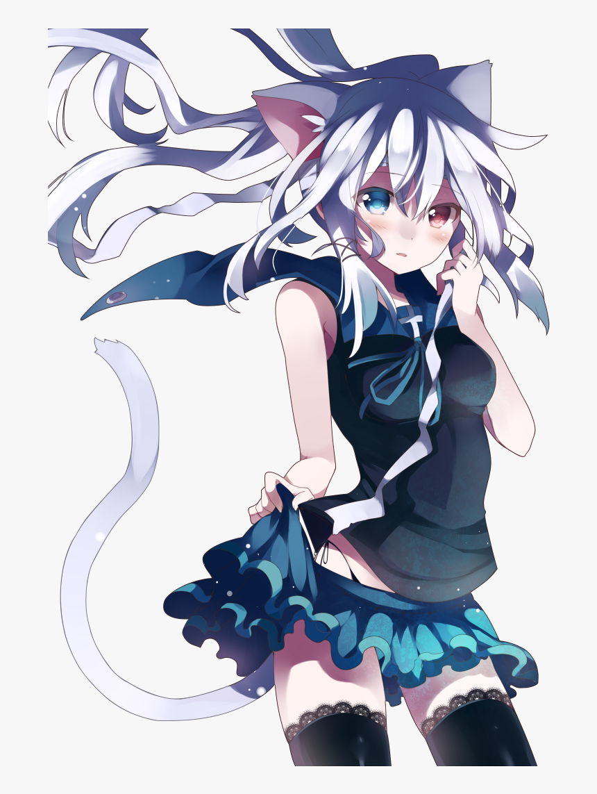 Anime Girl Neko Render - Neko Anime Girl Cat, HD Png Download
