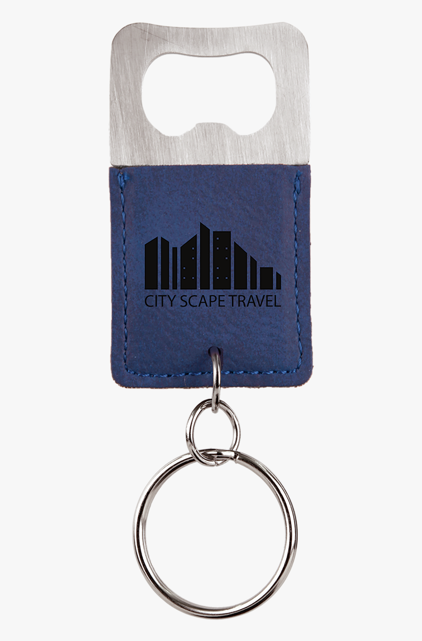 Blue Bottle Opener Keychain With Custom Laser Engraving - Keychain, HD Png Download