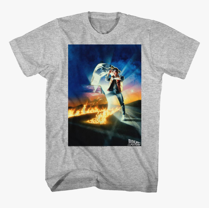Movie Poster Back To The Future T-shirt - Back To The Future Poster Art, HD Png Download