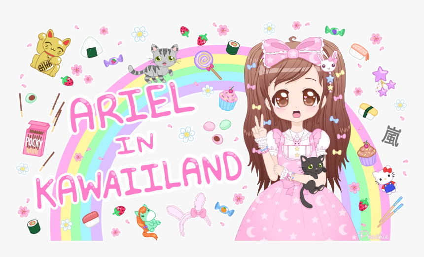 Ariel In Kawaiiland - Banner Lolita, HD Png Download