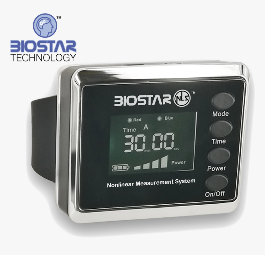 Biostar Pulse, Red/blue Laser Watch - Digital Clock, HD Png Download