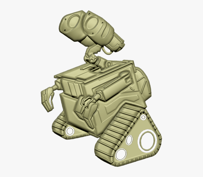 Wall-e Relief Model - Illustration, HD Png Download