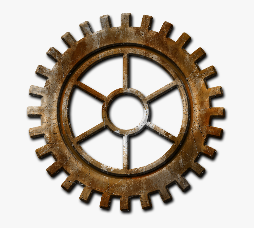 Steampunk Gear Transparent Background - Gear Steampunk Png, Png Download
