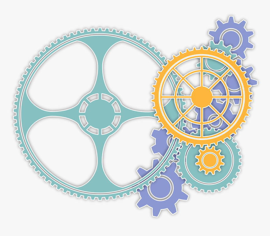 Clipart - Steampunk Gears Clipart Free, HD Png Download