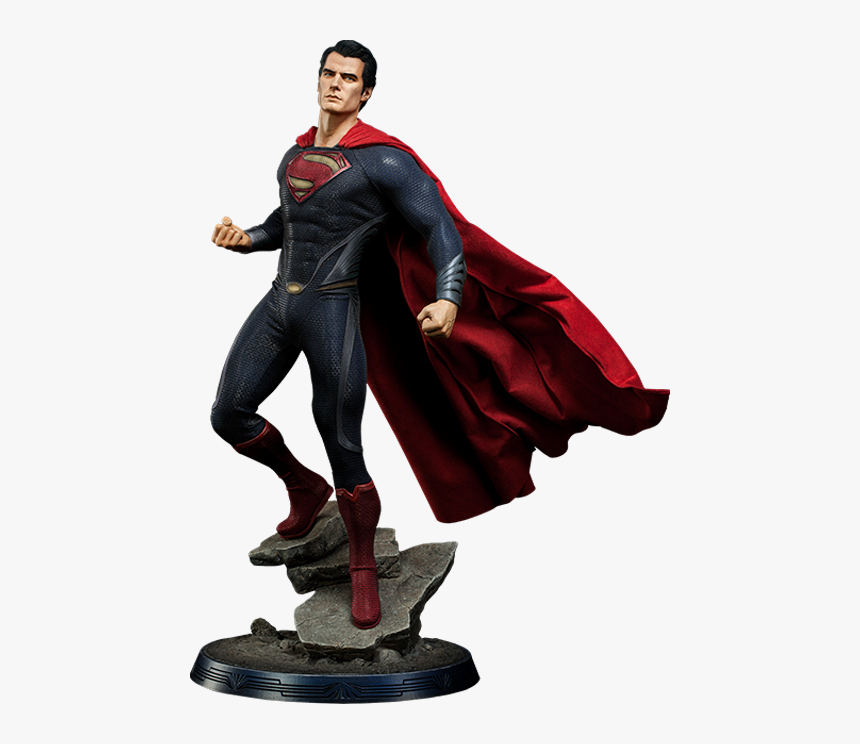 Superman - Man - Of - Steel - Superman Sideshow Man Of Steel, HD Png Download