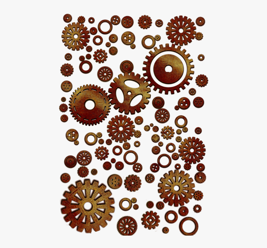 Gears, Cogs, Industrial, Machinery, Technology - Circle, HD Png Download
