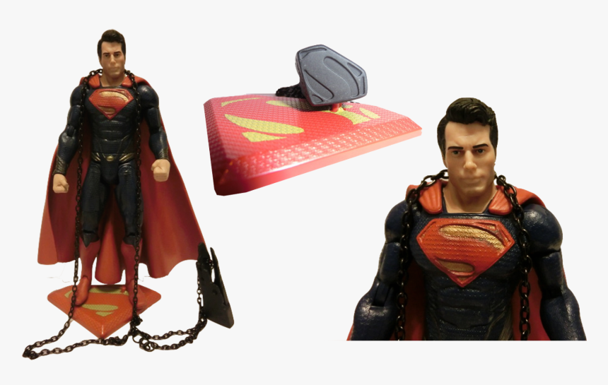 Man Of Steel Prototype Figures Premier First Look Exploders - Superman, HD Png Download