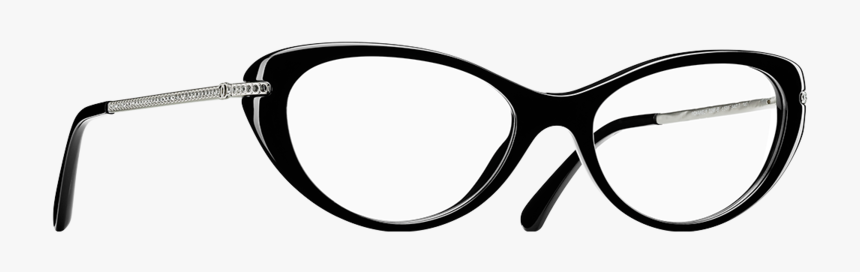 Cat Eye Bling Glasses Png - Cat Eye Glasses Chanel, Transparent Png