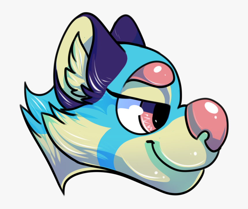 E621 Anthro Big Eyes Fur Half-closed Eyes Male Mammal - Cartoon Eyes Anthro, HD Png Download