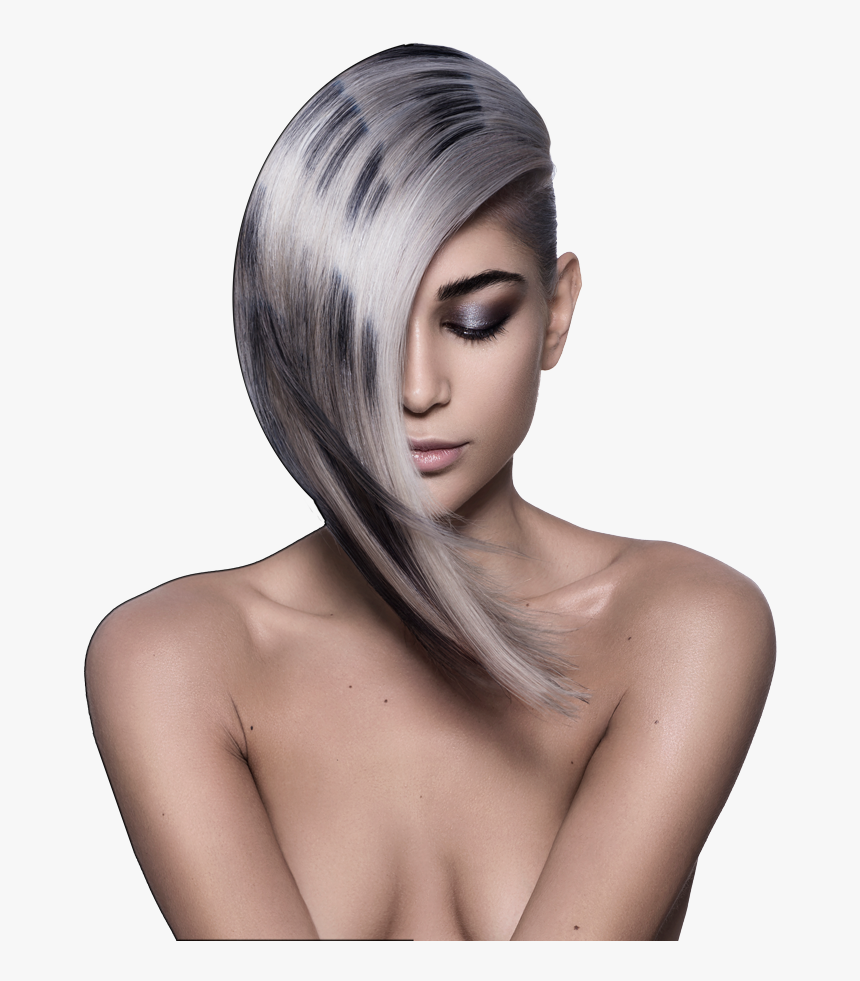 Hair Model Transparent Png - Asymmetrical Haircut Shaved Side, Png Download
