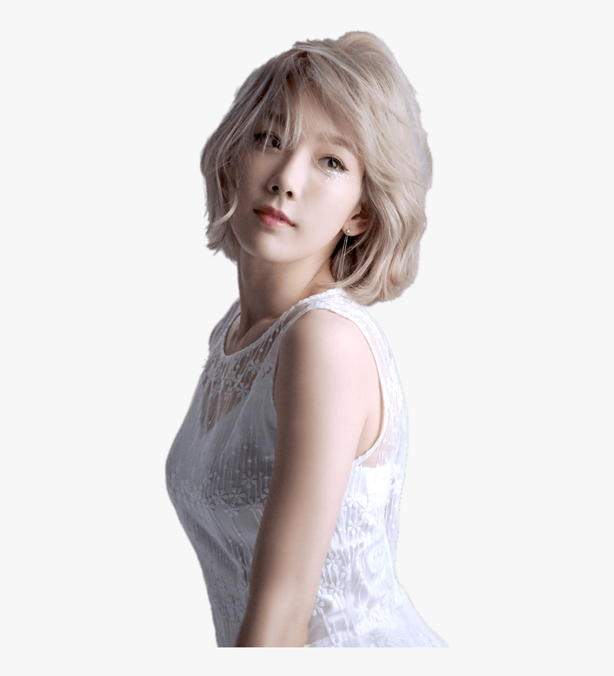 Taeyeon Blond Hair - Taeyeon Png, Transparent Png