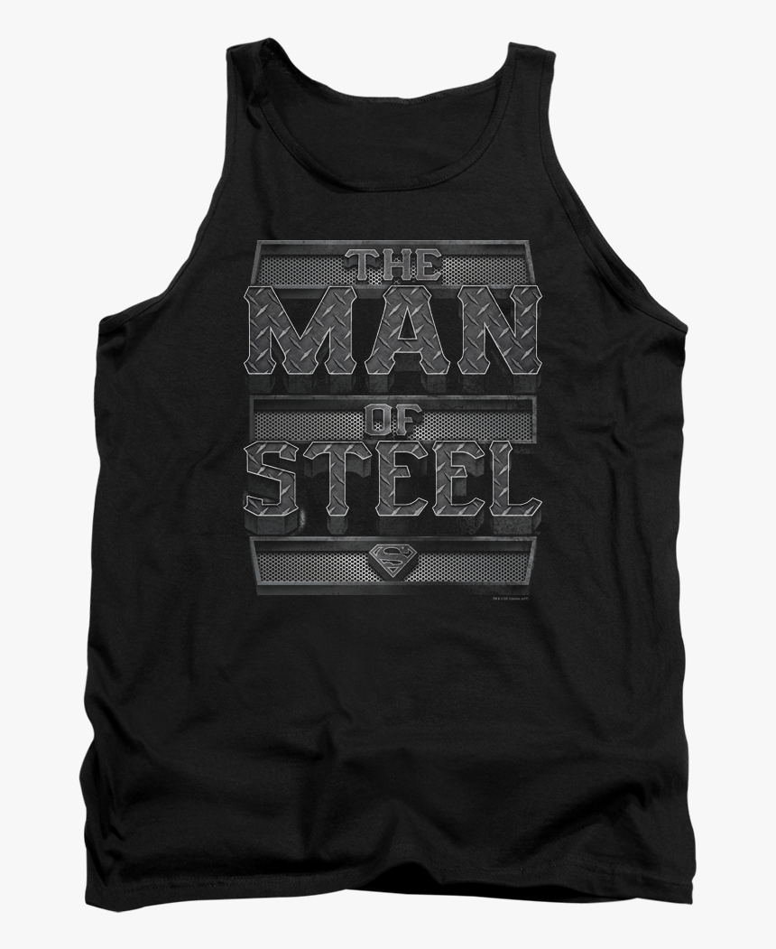 Man Of Steel Superman Tank Top - Active Tank, HD Png Download