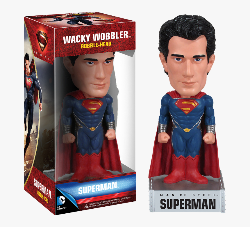 Transparent Man Of Steel Png - Bobble Head Man Of Steel, Png Download
