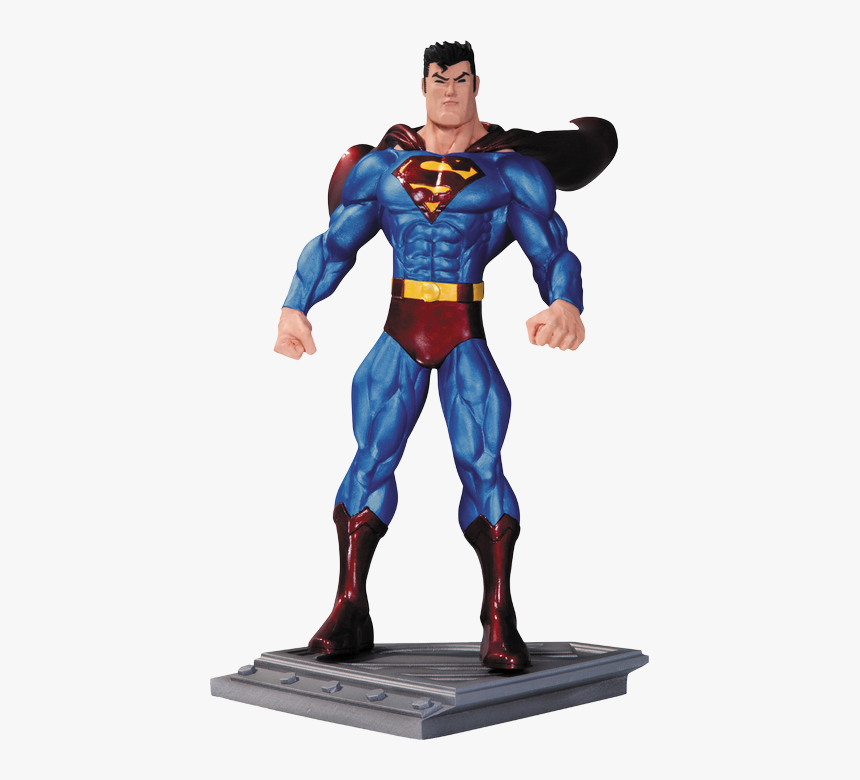 Superman Man Of Steel Statue By Ed Mcguinness, HD Png Download