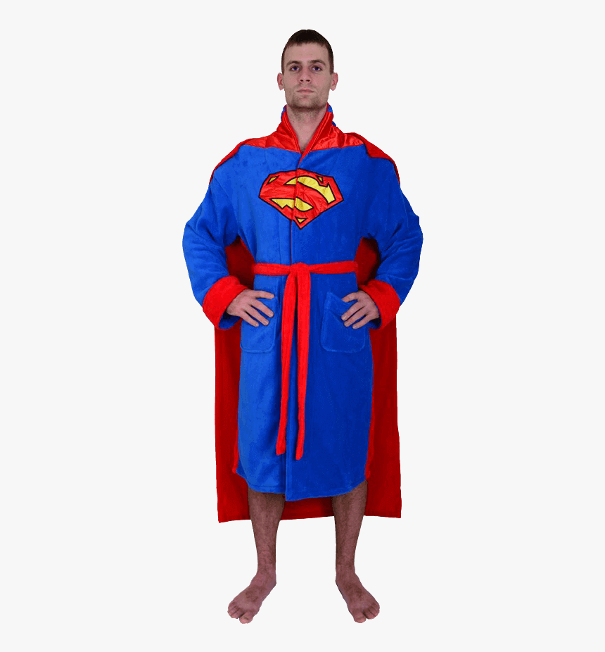 Dc Superman Robe With Cape - Superman, HD Png Download