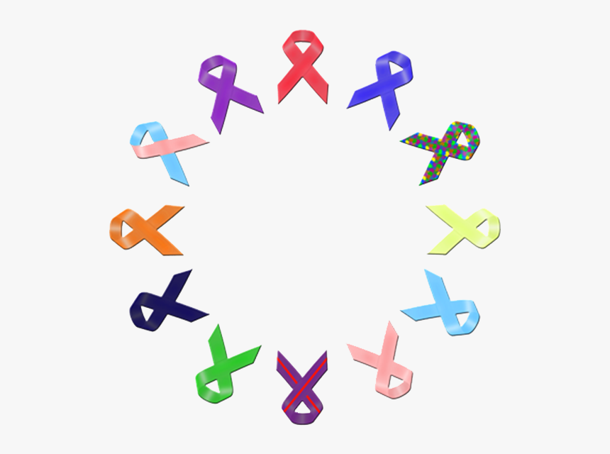 Awareness Ribbon Round A2 - Logo Fau Usp Vetor, HD Png Download