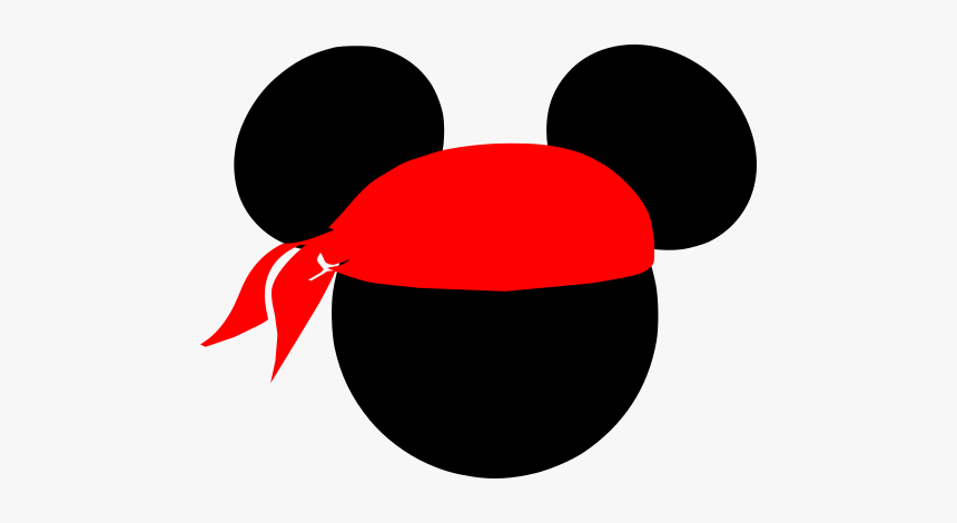 Mickey With Red Bandana, HD Png Download