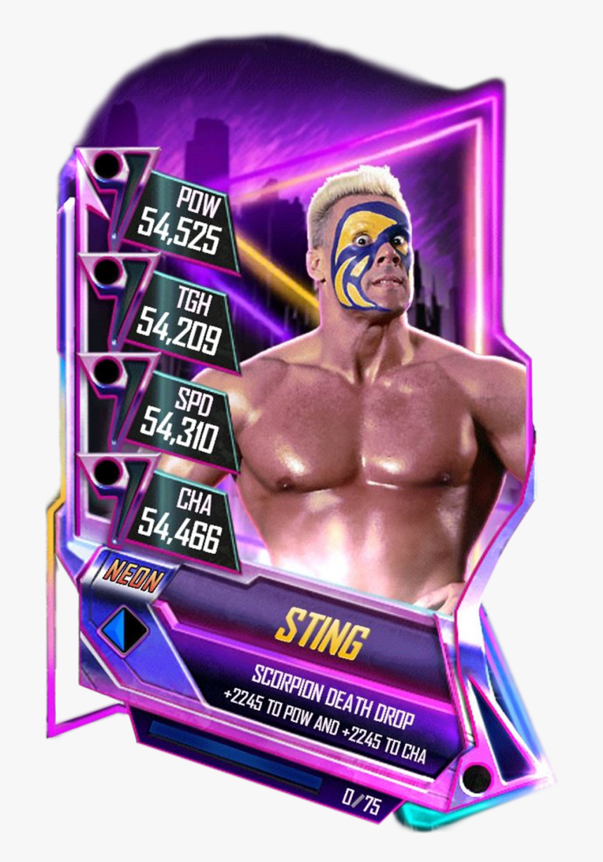 Sting S5 23 Neon - Peyton Royce Wwe Supercard, HD Png Download