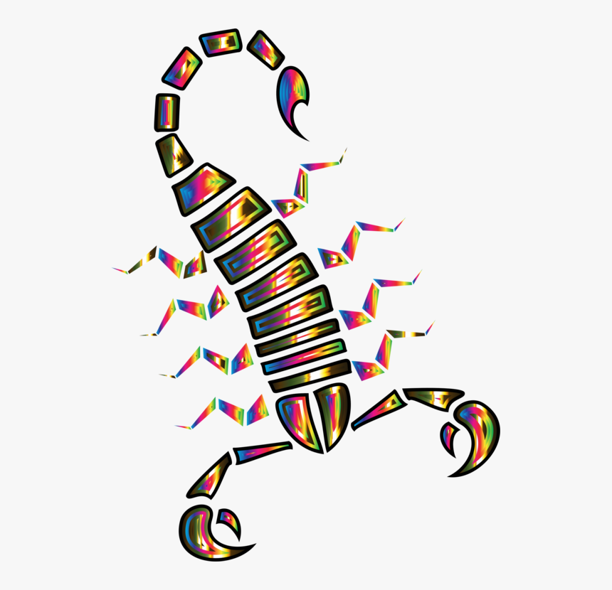 Artwork,line,scorpion - Scorpion Clip Art, HD Png Download