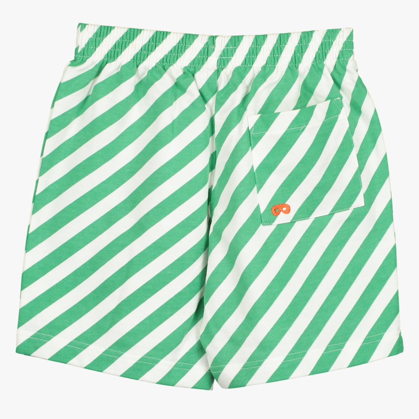 Shorts, Vanilla & Grass Green, Diagonal Stripes - Black And Yellow Construction Stripes, HD Png Download