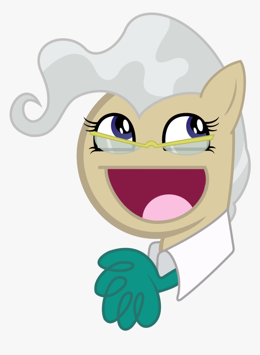 Elcomber, Awesome Face, Mayor Mare, Safe, Simple Background, - Cartoon, HD Png Download