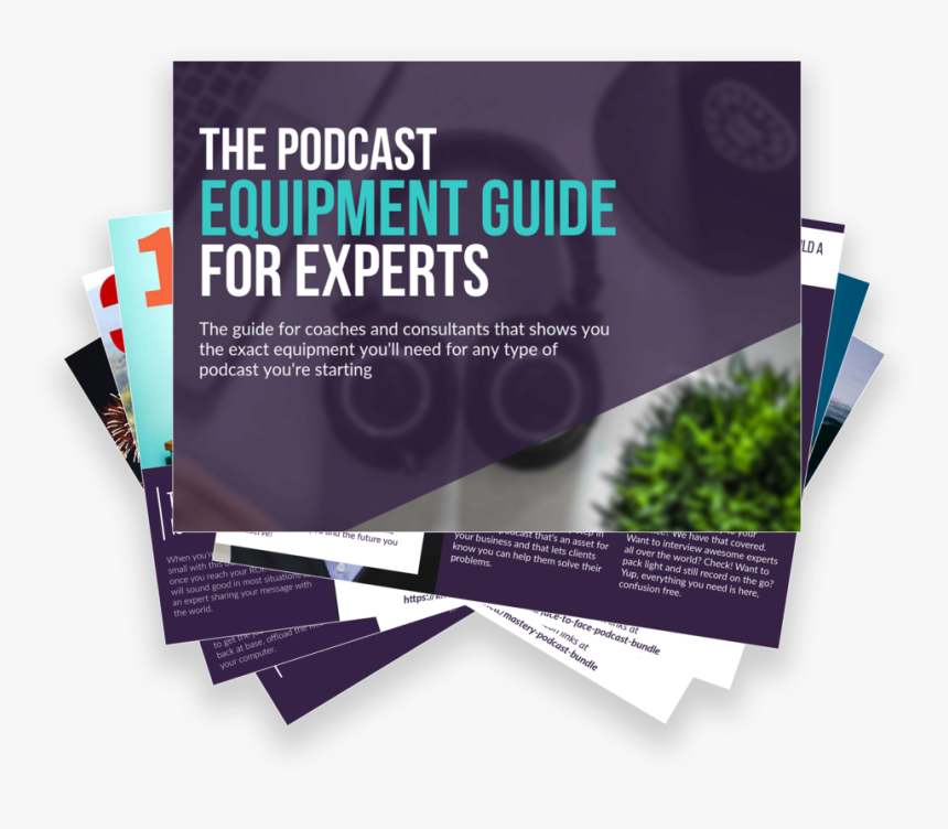 Podcast Equipment Guide For Experts - Flyer, HD Png Download
