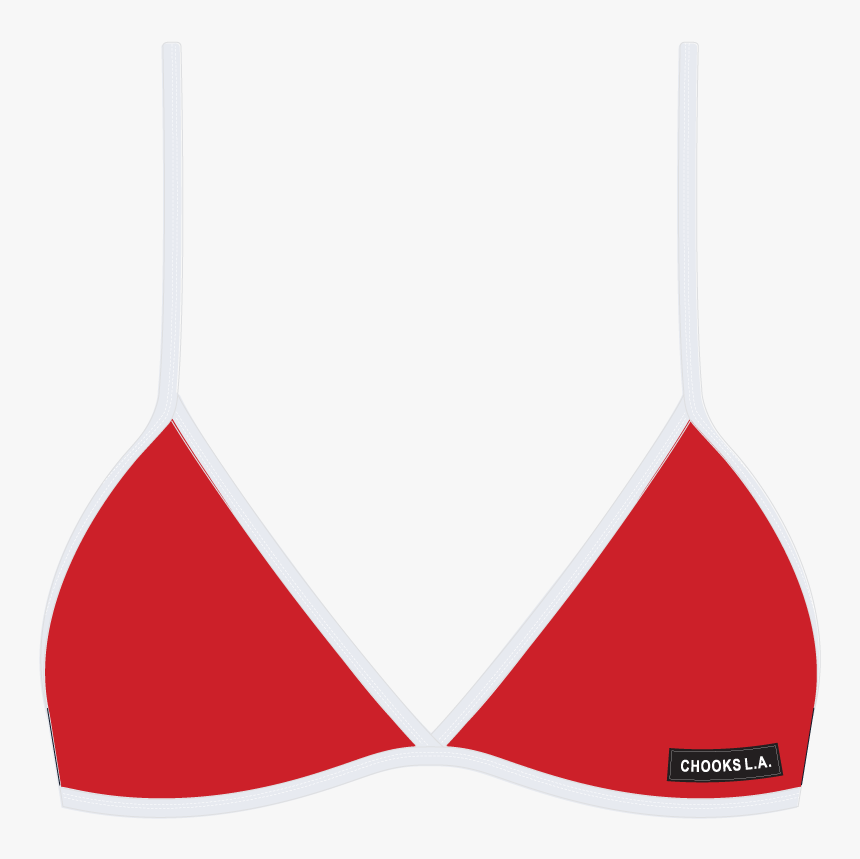 Bay Red Bikini Top - Brassiere, HD Png Download