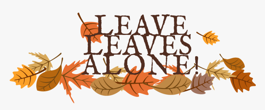 Leave Leaves Alone Logo - Illustration, HD Png Download