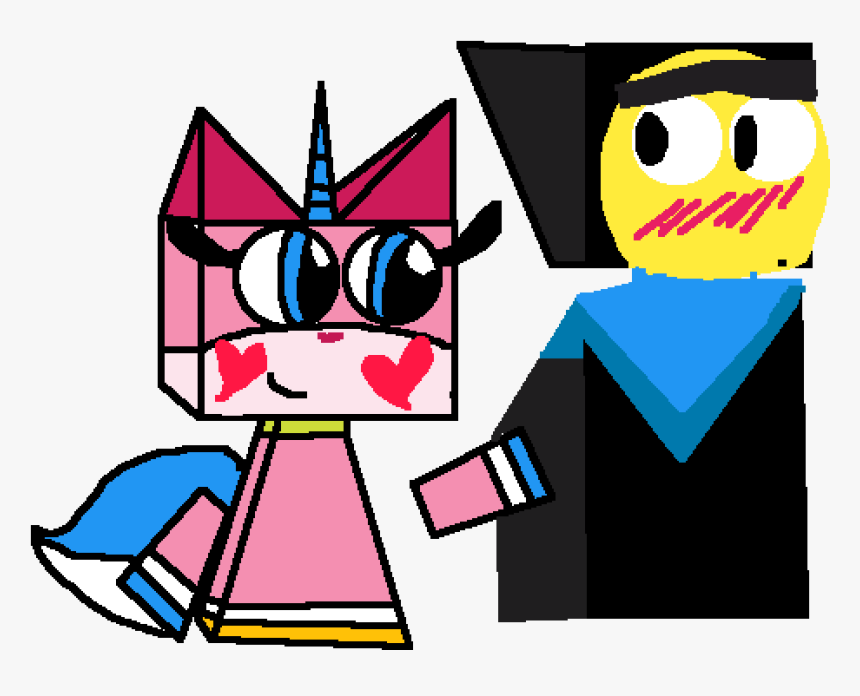 Unikitty And Master Frown - Cartoon, HD Png Download