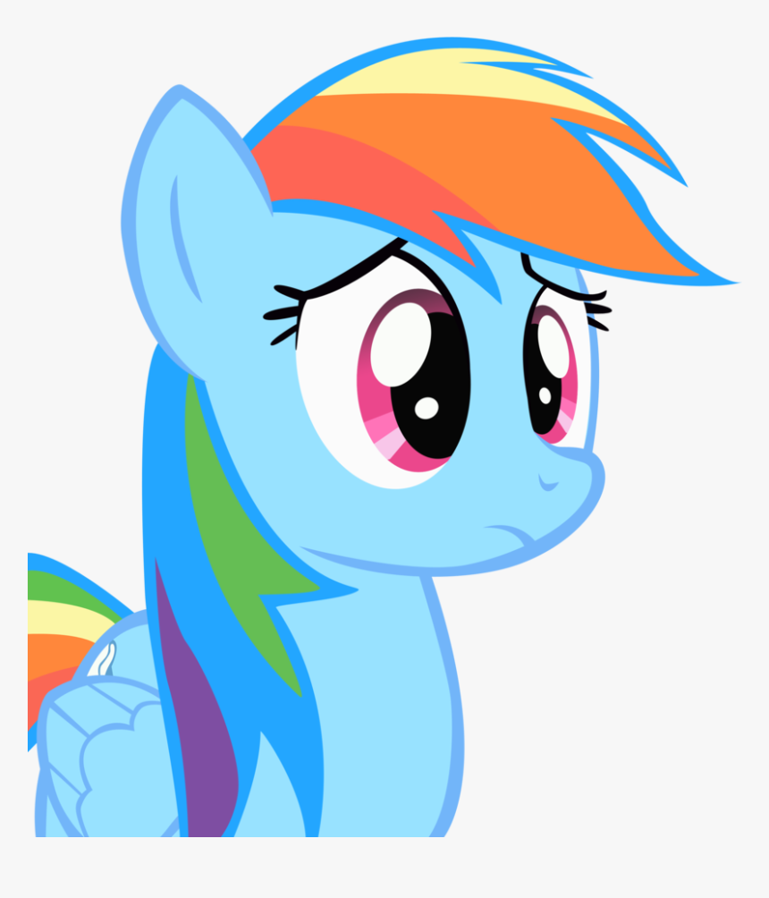 Artist Thelawn Frown Rainbow Dash Safe Simple Png Transparent - Rainbow Dash Frown, Png Download