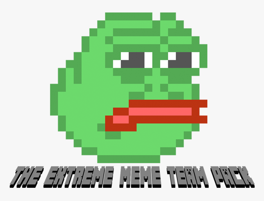 The Extreme Meme Team Modpack - Pixel Apple Logo Png, Transparent Png