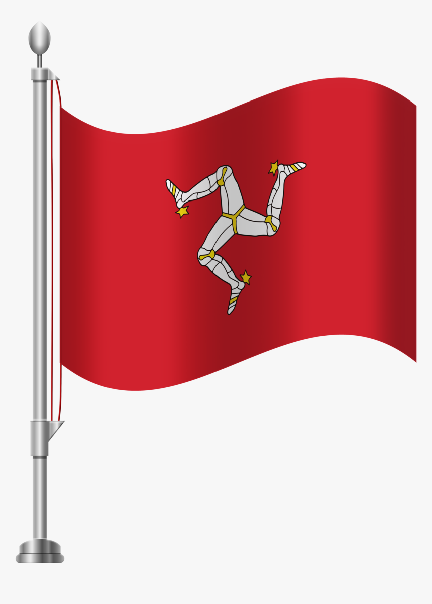 Isle Of Man Flag Png Clip Art - Morocco Flag Transparent Background, Png Download