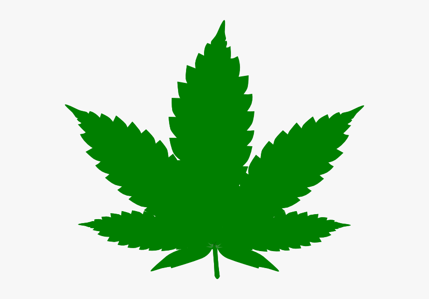 Pot Leaf Outline Png - Green Marijuana Leaf Png, Transparent Png