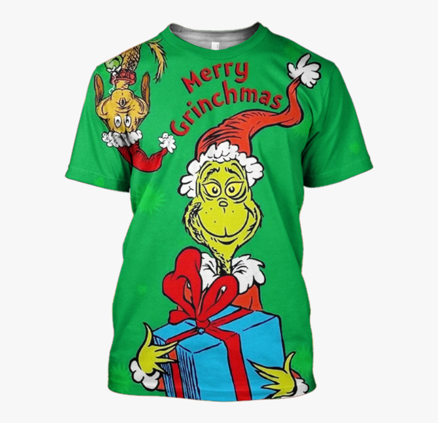 3d The Grinch Christmas Tshirt - Vbs Farm Fresh Shirt, HD Png Download