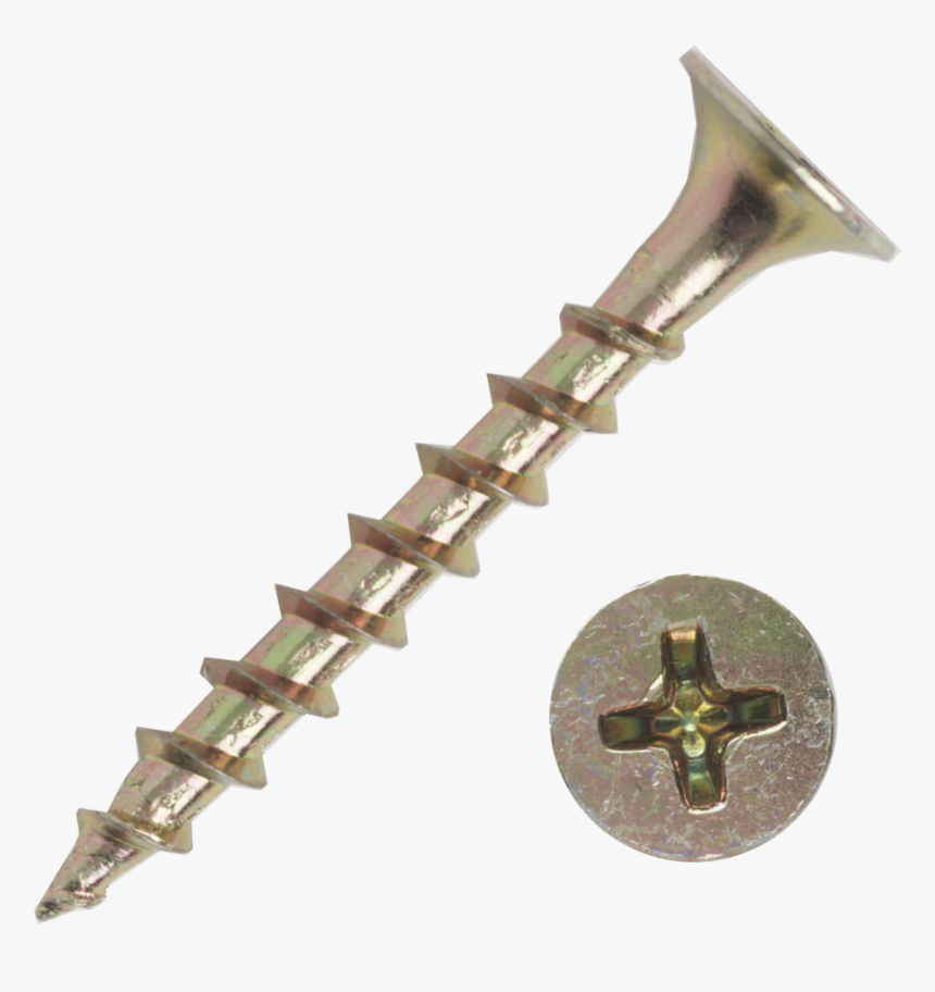 Саморезы Универсальные Желтый Цинк, HD Png Download