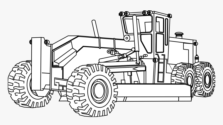 Grader Black And White, HD Png Download