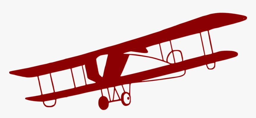 Aircraft Clipart Antique Airplane - Old Plane Clipart, HD Png Download