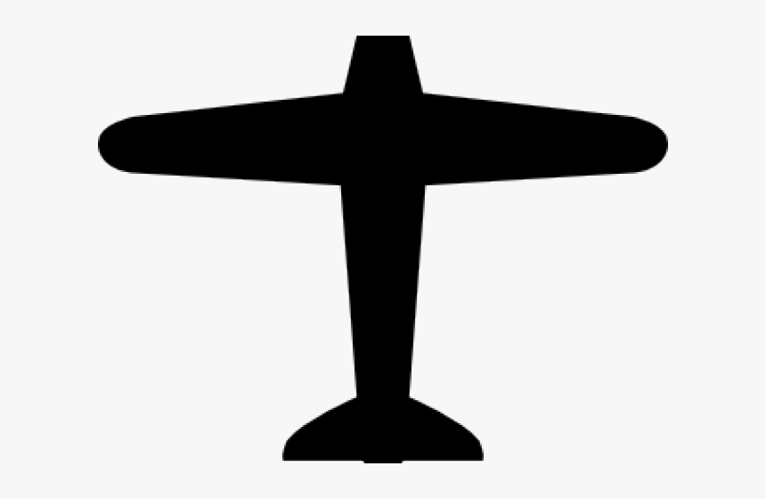 Old Airplane Clipart - Cross, HD Png Download