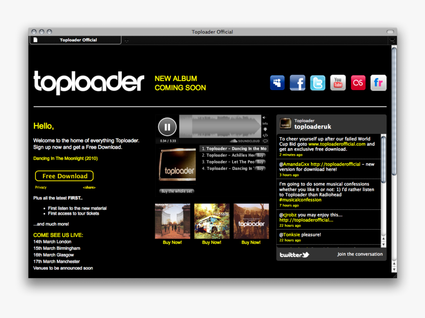 Toploader Dancing In The Moonlight, HD Png Download