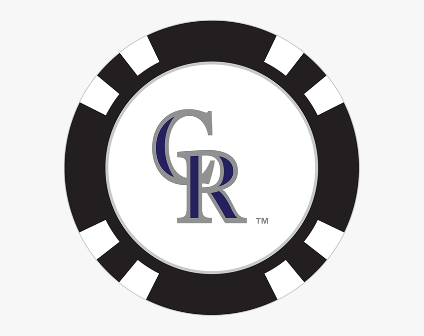 Colorado Rockies Poker Chip Ball Marker - Transparent Cleveland Indians Logo, HD Png Download