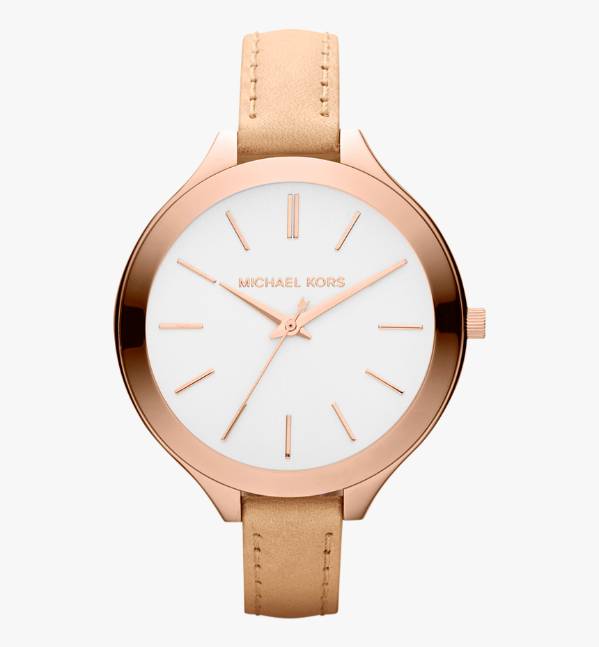 Leather Women's Michael Kors Watch, HD Png Download