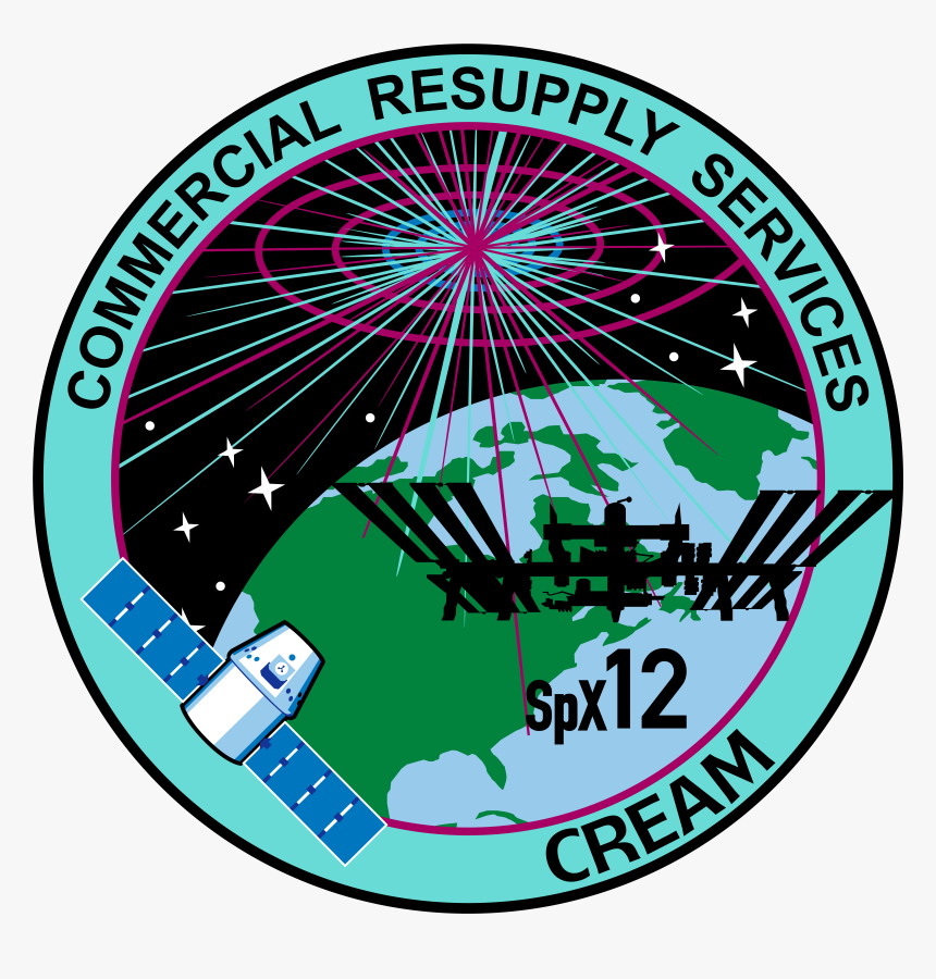 Spacex Crs-12 Patch, HD Png Download
