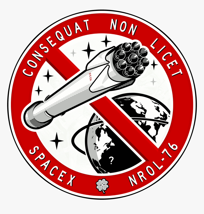 Nrol-76 Unofficial Mission Logo - Emblem, HD Png Download