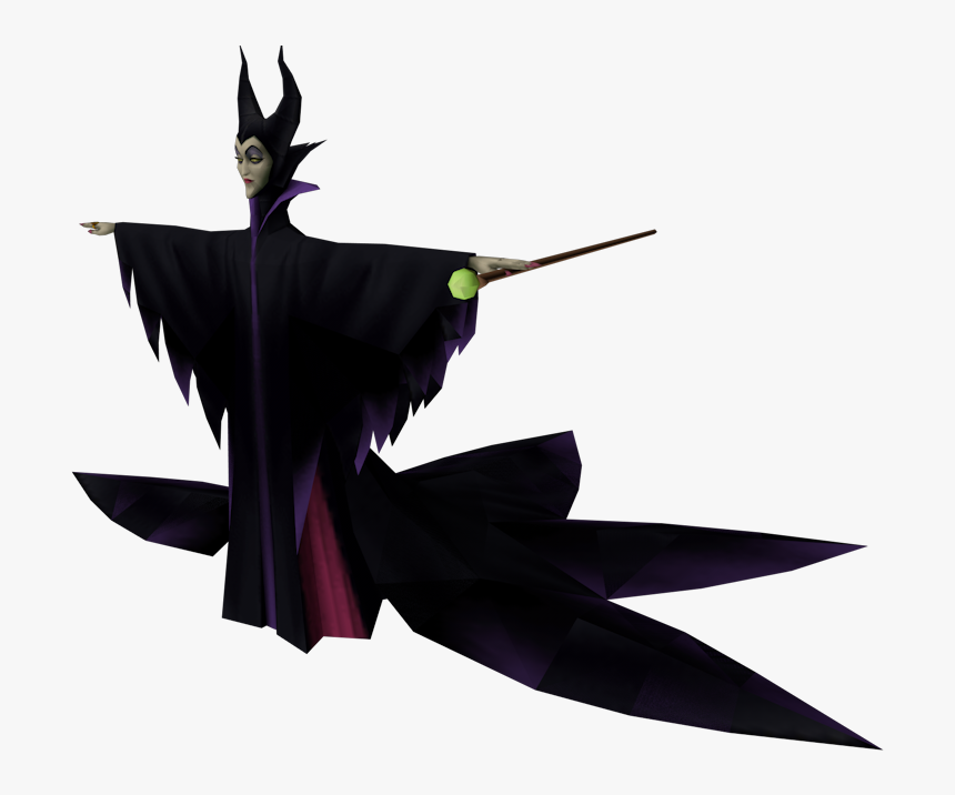 Download Zip Archive - Maleficent Kingdom Hearts Model, HD Png Download
