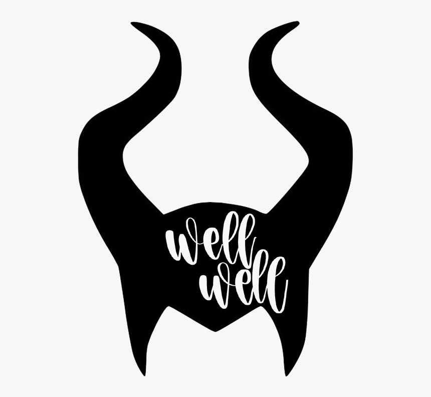 Make Your Coffee Tumbler, Car Bumper Or Laptop Look - Maleficent Well Well, HD Png Download