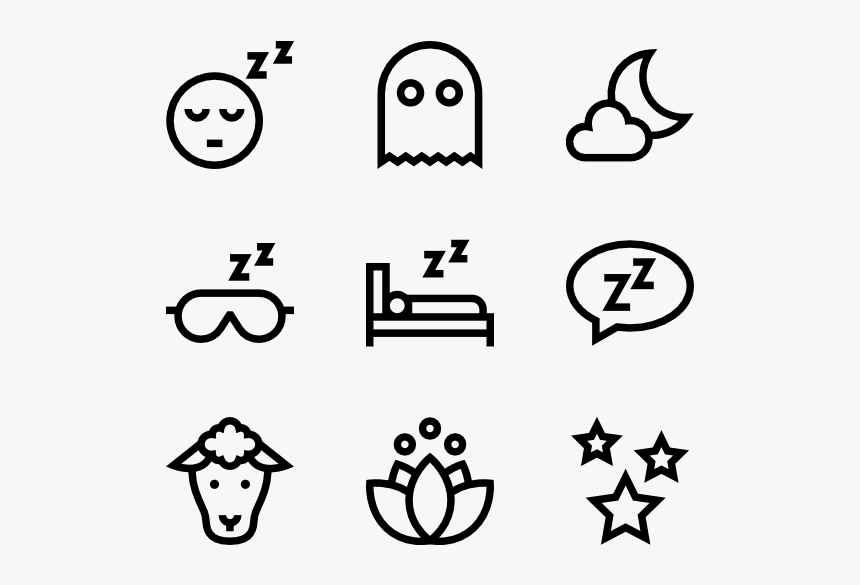 Time To Sleep - Black And White Cute Png, Transparent Png