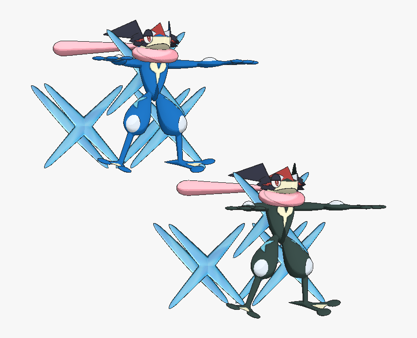Download Zip Archive - Shiny Greninja 3d Model, HD Png Download