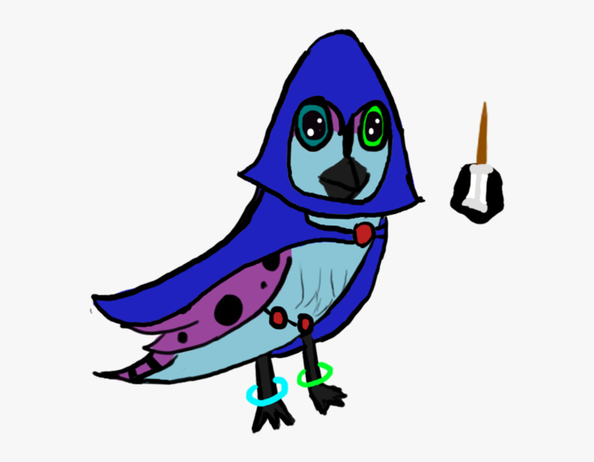 Drawn Raven Ravenclaw - Cartoon, HD Png Download