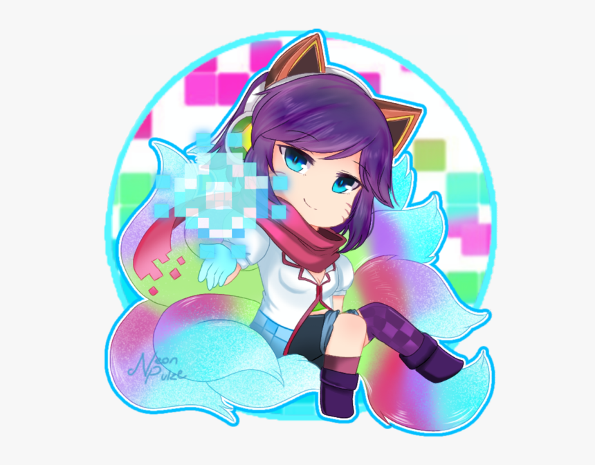 Transparent Ahri Png - Arcade Ahri Chibi Png, Png Download