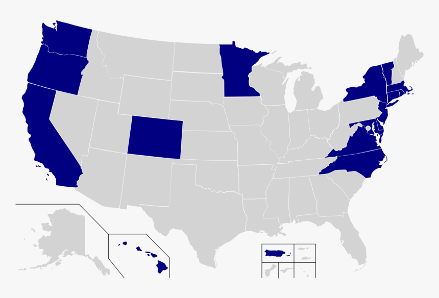 States With Red Flag Laws, HD Png Download